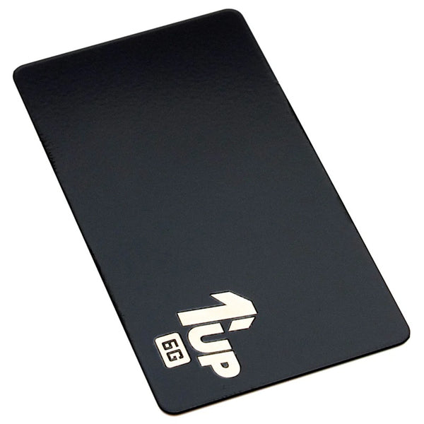 1UP Racing Blacked Out Weight Plate - 6g - Mini-B Battery & Universal — R/C Accessories