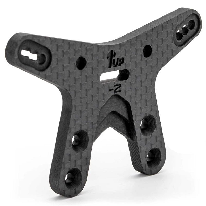 1UP Racing CF1 -2mm Front Shock Tower, AE RC10B7 — R/C Accessories