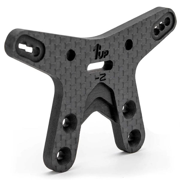 1UP Racing CF1 -2mm Front Shock Tower, AE RC10B7 — R/C Accessories