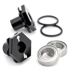1UP Racing DirectHex Hub Axles, 4mm, - AE TC8 — R/C Accessories