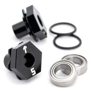 1UP Racing DirectHex Hub Axles, 5mm, - AE TC8 — R/C Accessories