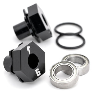 1UP Racing DirectHex Hub Axles, 6mm, - AE TC8 — R/C Accessories