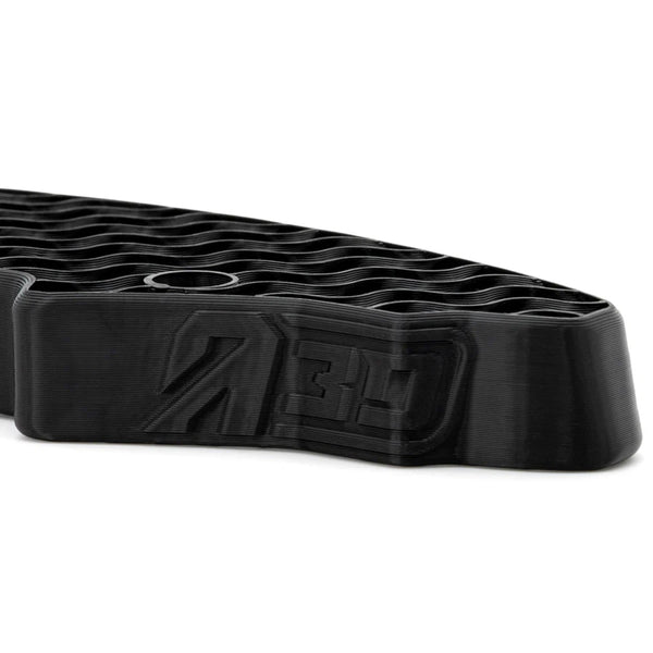 1UP Racing - UltraLite Front Bumper - RC Maker SP1 in matte black with honeycomb structure, designed for durable performance in RC cars, crafted for enthusiasts and STEM learning.