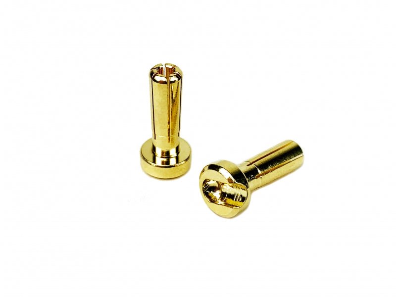 1UP Racing LowPro Bullet Plugs, 4mm, 1 Pair — R/C Accessories
