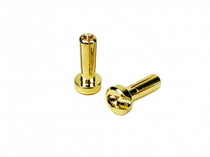 1UP Racing LowPro Bullet Plugs, 4mm, 1 Pair — R/C Accessories