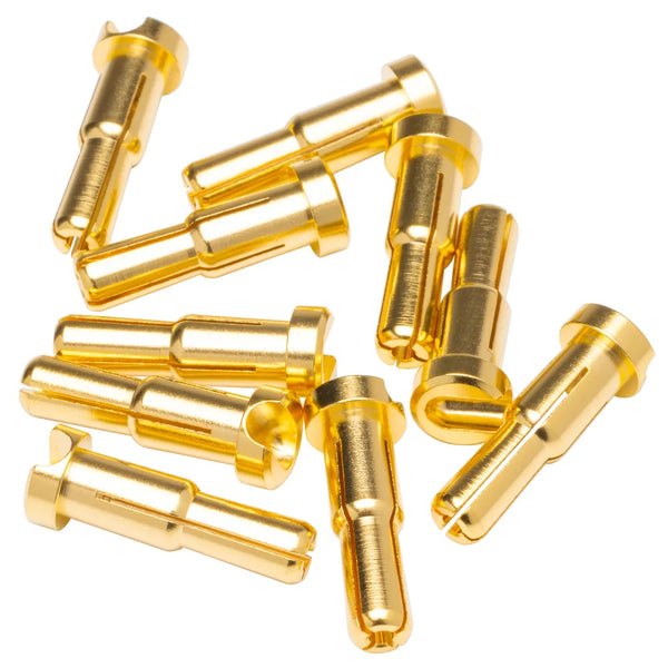 1UP Racing LowPro Bullet Plugs, 4/5mm Stepped, 10 Pack — R/C Accessories