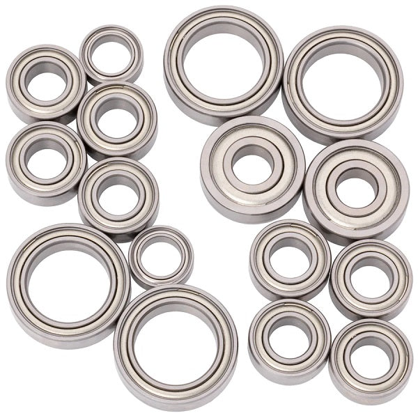 1UP Racing Cv2 Pro Ball Bearing Set, Chrome/Ceramic, TLR 22T 4.0 — R/C Replacement Parts