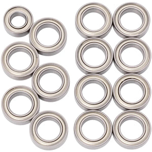 1UP Racing Cv2 Pro Ball Bearing Set, Chrome/Ceramic, RC MAKER SP1 — R/C Replacement Parts