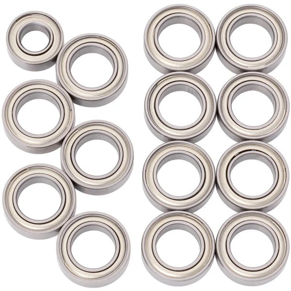 1UP Racing Cv2 Pro Ball Bearing Set, Chrome/Ceramic, RC MAKER SP1 — R/C Replacement Parts