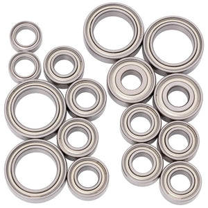 CV2 Pro Ball Bearing Set - Chrome/Ceramic - AE T7 & SC7 - Echo Six Hobbies