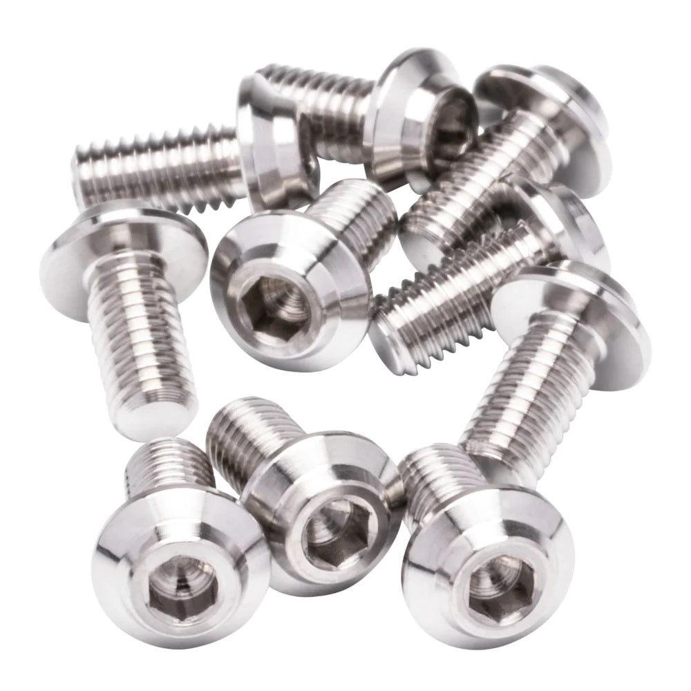 1UP Racing Pro Duty Titanium LowPro Screws - M3x6 - 10pcs — Hardware and Tools