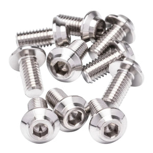 1UP Racing Pro Duty Titanium LowPro Screws - M3x6 - 10pcs — Hardware and Tools