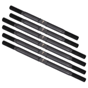 1UP Racing Pro Duty Titanium Turnbuckle Set - Black Nitride Coated - — Hardware and Tools