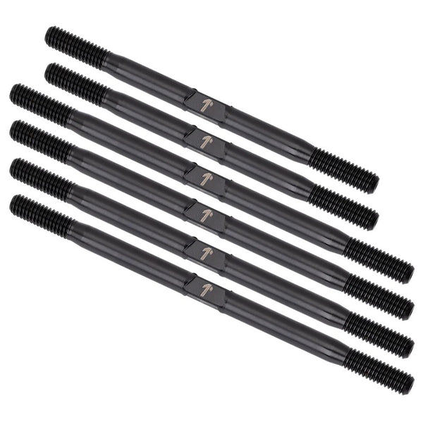 1UP Racing Pro Duty Titanium Turnbuckle Set - Black Nitride Coated - — Hardware and Tools