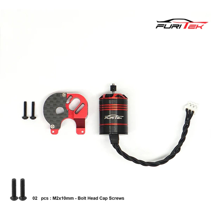 FURITEK UR-2307 CEDAR INRUNNER BRUSHLESS MOTOR  AND CNC MOTOR MOUNT FOR SCX24