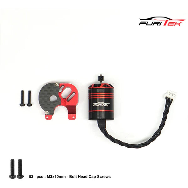 FURITEK UR-2307 CEDAR INRUNNER BRUSHLESS MOTOR  AND CNC MOTOR MOUNT FOR SCX24