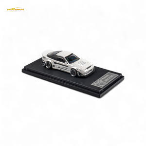 MicroTurbo Custom 180SX - Pandem Rocket Bunny White 1:64