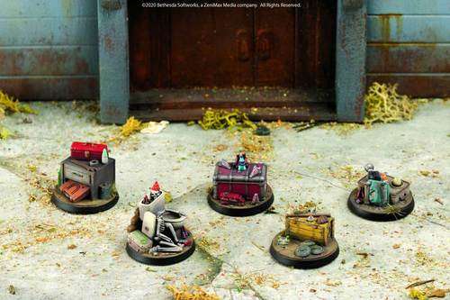 Little Shop of Magic Fallout: Wasteland Warfare - Terrain Expansion - Objective Markers 1 — Miniatures
