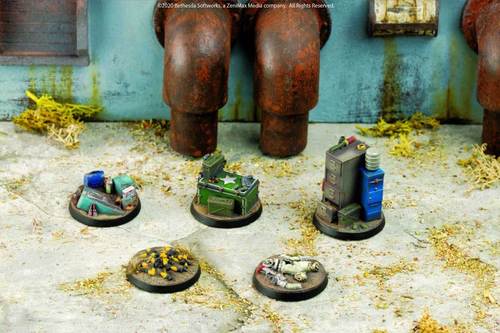 Little Shop of Magic Fallout: Wasteland Warfare - Terrain Expansion - Objective Markers 2 — Miniatures