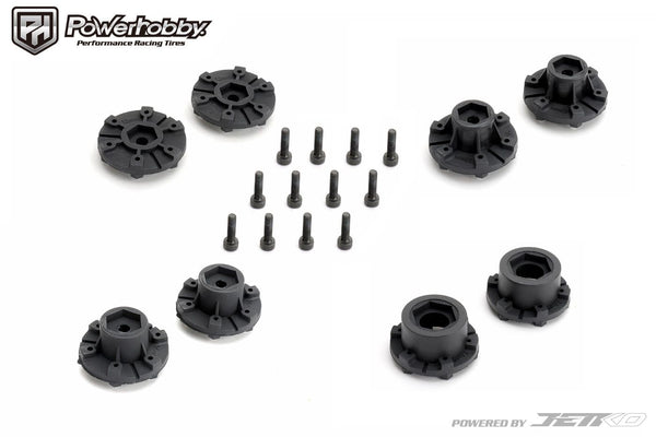 Powerhobby 1/10 2.8 MT Super Sonic Tires (2) with Removable Hex Wheels