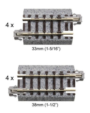 Kato N 20-092 Unitrack Track Assortment Set B 1 1/2" 1 5/16" (38mm)