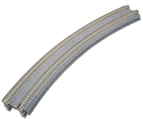 Kato 20-181 N Concrete Tie Double Super elevated Curve 45 Degree Unitrack (2)