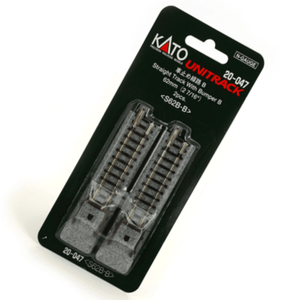Kato 20-047 N Scale 62mm (2 7/16") Bumper Type B [2 pcs] UniTrack