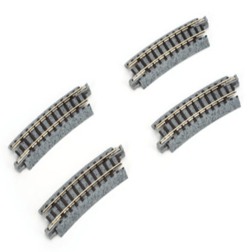 Kato 20-101 N Scale 249mm (9 3/4") Radius 15º Curve Track [4 pcs] UniTrack