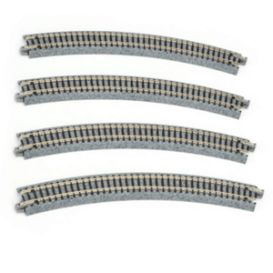 Kato 20-140 N Scale 381mm (15") Radius 30º Curve Track [4 pcs] UniTrack