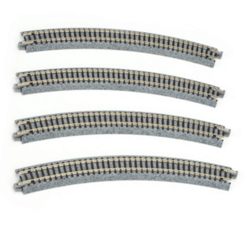 Kato 20-140 N Scale 381mm (15") Radius 30º Curve Track [4 pcs] UniTrack