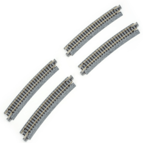 Kato 20-160 N Scale 481mm (19") Radius 15º Curve Track [4 pcs] UniTrack