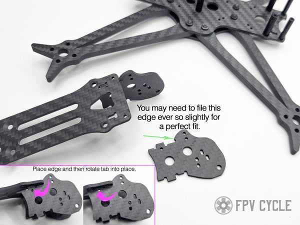 FPVCycle - Sonicare (X4) 5" Frame Kit