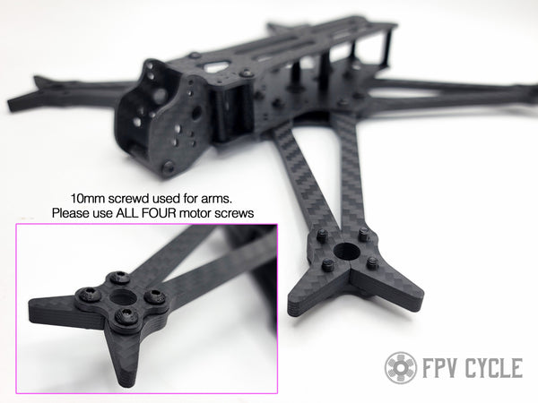 FPVCycle - Sonicare (X4) 5" Frame Kit