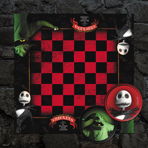 Little Shop of Magic Checkers: Disney Tim Burton The Nightmare Before Christmas — Board Game