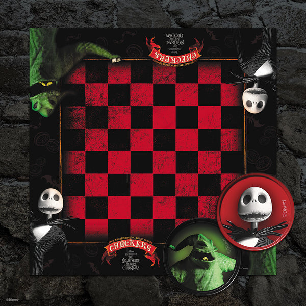 Little Shop of Magic Checkers: Disney Tim Burton The Nightmare Before Christmas — Board Game