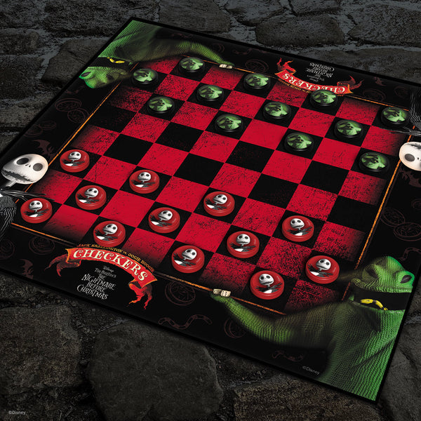Little Shop of Magic Checkers: Disney Tim Burton The Nightmare Before Christmas — Board Game