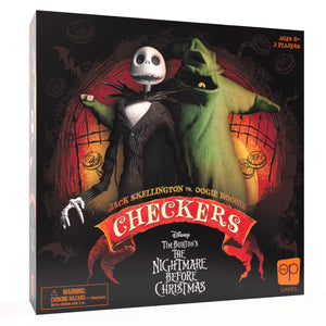 Little Shop of Magic Checkers: Disney Tim Burton The Nightmare Before Christmas — Board Game