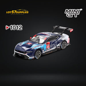(Pre-Order) Mini-GT Ford Mustang GT3 #65 2024 IMSA Daytona 24 Hrs #1012 1:64