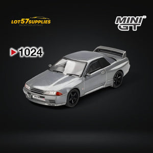 (Pre-Order) Mini-GT Nissan Skyline GT-R (NISMO BNR32 CRS Version) Dark Metal Gray #1024 1:64