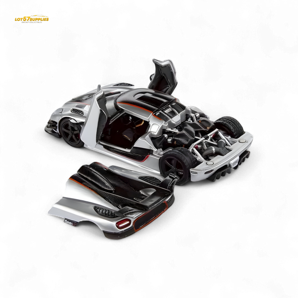 (Pre-Order) DEMON KING Koenigsegg ONE:1 - Silver 1:64