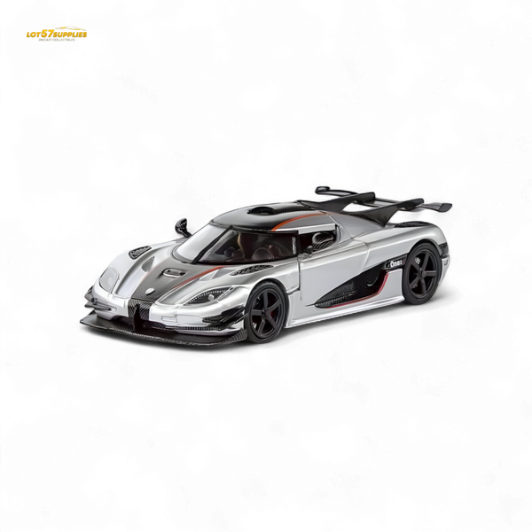 (Pre-Order) DEMON KING Koenigsegg ONE:1 - Silver 1:64