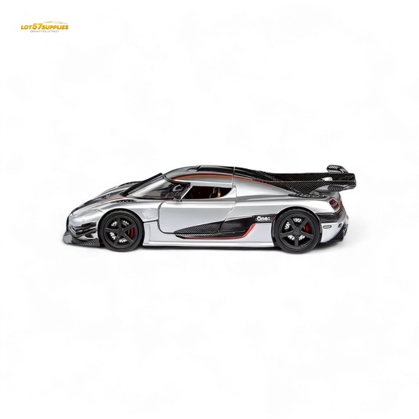 (Pre-Order) DEMON KING Koenigsegg ONE:1 - Silver 1:64