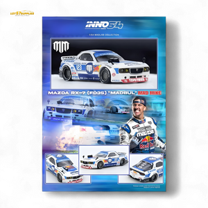 (Pre-Order) INNO64 Mazda RX-7 FD3S Pandem Rocket Bunny MADBUL MADLAB Collection 001 - 1:64