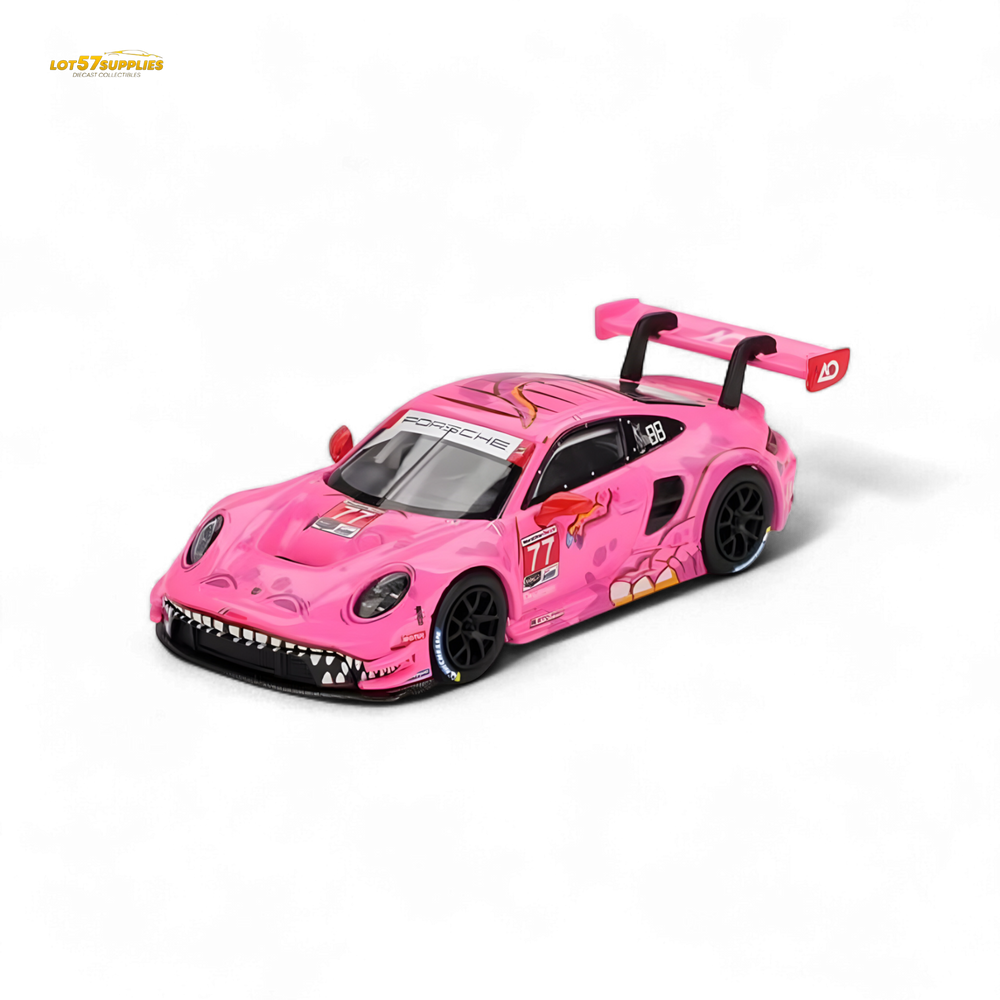 (Pre-Order) Mini-GT Porsche 911 GT3 R #77 AO Racing ROXY IMSA Road America 2024 - 1:64