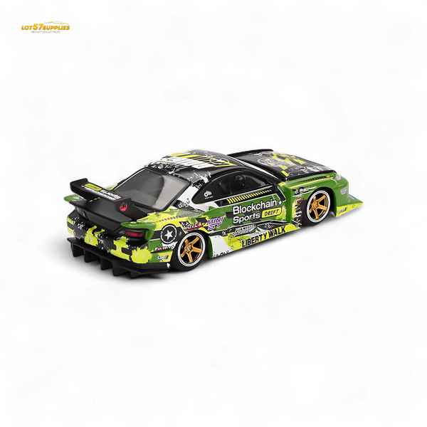 (Pre-Order) MINI-GT Nissan LB-Super Silhouette S15 Silvia #555 V2 2024 Formula Drift Japan - 1:64
