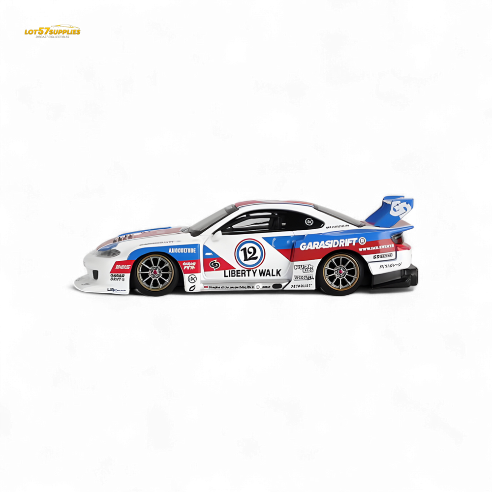 (Pre-Order) Mini-GT Nissan S15 Silvia LBWK 1:64