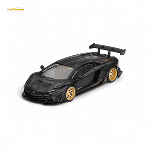 (Pre-Order) Mini-GT LB★WORKS Lamborghini Aventador Matte Black 1:64