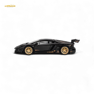 (Pre-Order) Mini-GT LB★WORKS Lamborghini Aventador Matte Black 1:64