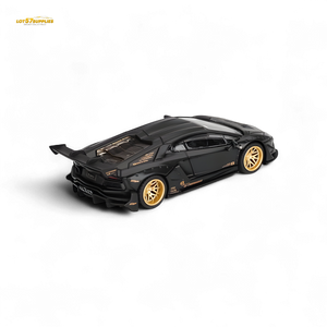 (Pre-Order) Mini-GT LB★WORKS Lamborghini Aventador Matte Black 1:64