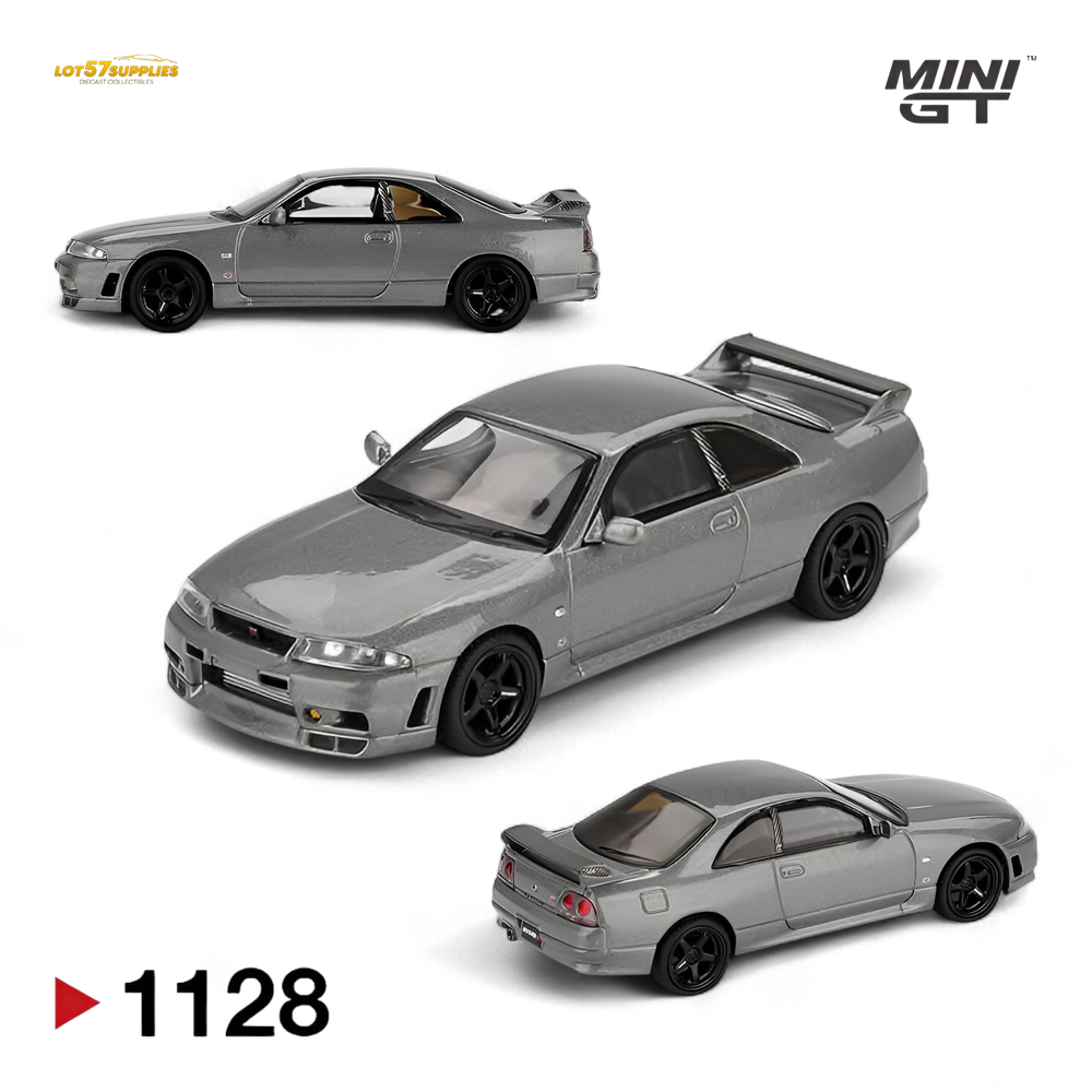 (Pre-Order) Mini GT Nissan Skyline GT-R NISMO BCNR33 CRS Version Dark Metal Gray 1:64